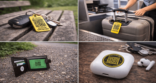 KindReturn Tag: Secure QR Lost and Found